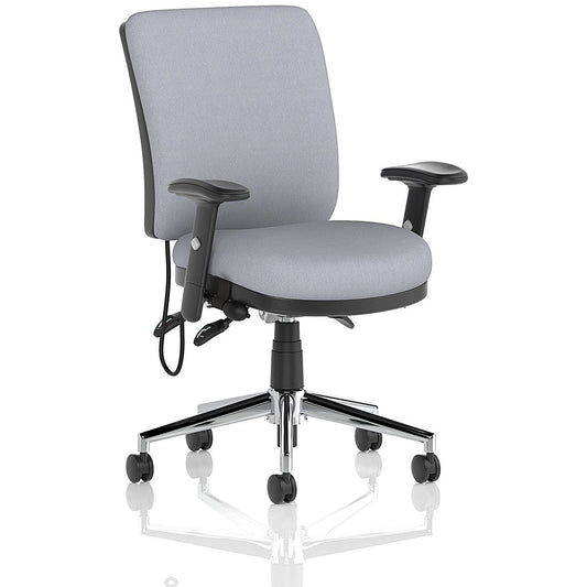 Chiro Medium Back Chair, Height Adjustable Arms, Quest Shell Easy2Order : KCUP2702