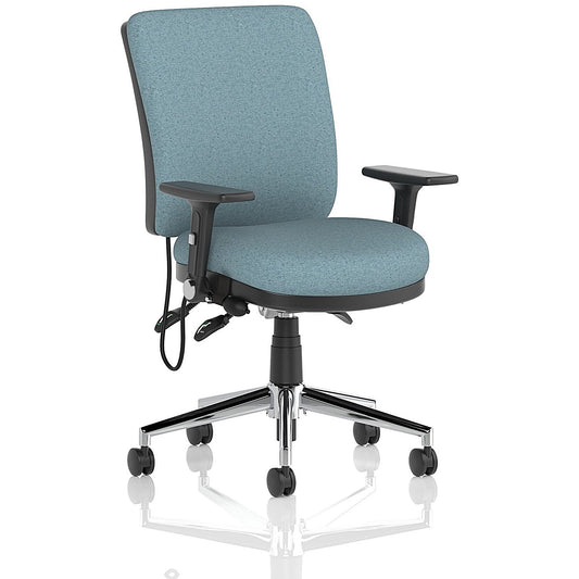 Chiro Medium Back Chair, Folding Arms, Rivet Quench Easy2Order : KCUP2719