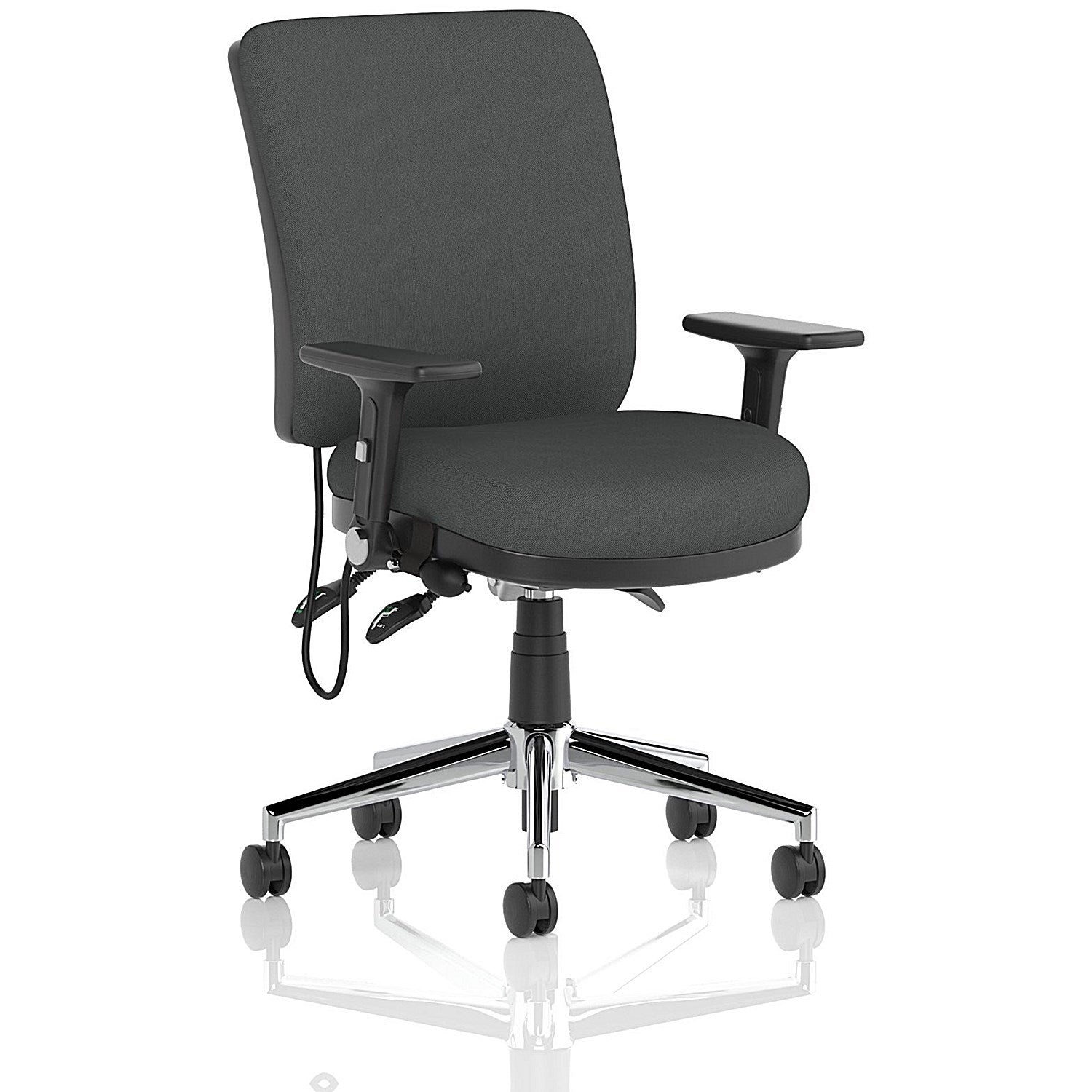Chiro Medium Back Chair, Folding Arms, Quest Mussel Easy2Order : KCUP2724