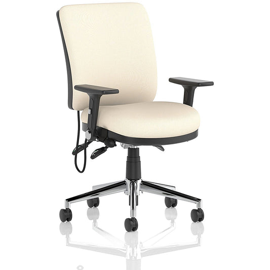Chiro Medium Back Chair, Folding Arms, Quest Salt Easy2Order : KCUP2725