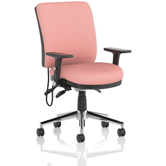 Chiro Medium Back Chair, Folding Arms, Quest Shrimp Easy2Order : KCUP2727