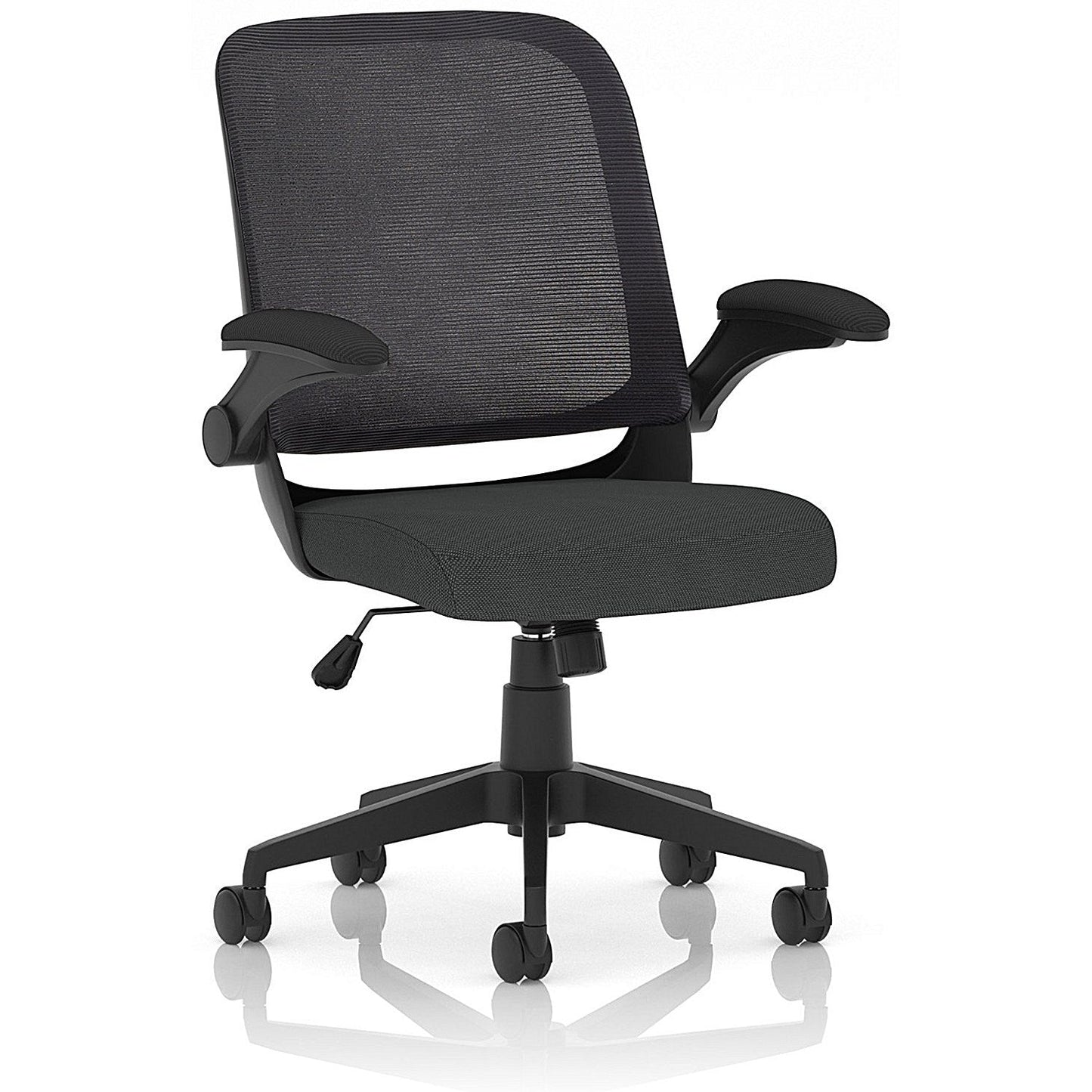 Crew Task Mesh Back Operator Chair, Folding Arms, Quest Mussel Easy2Order : KCUP2820