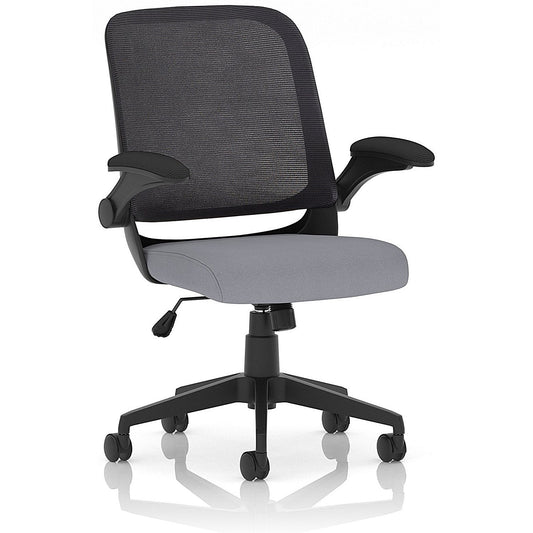 Crew Task Mesh Back Operator Chair, Folding Arms, Quest Shell Easy2Order : KCUP2822
