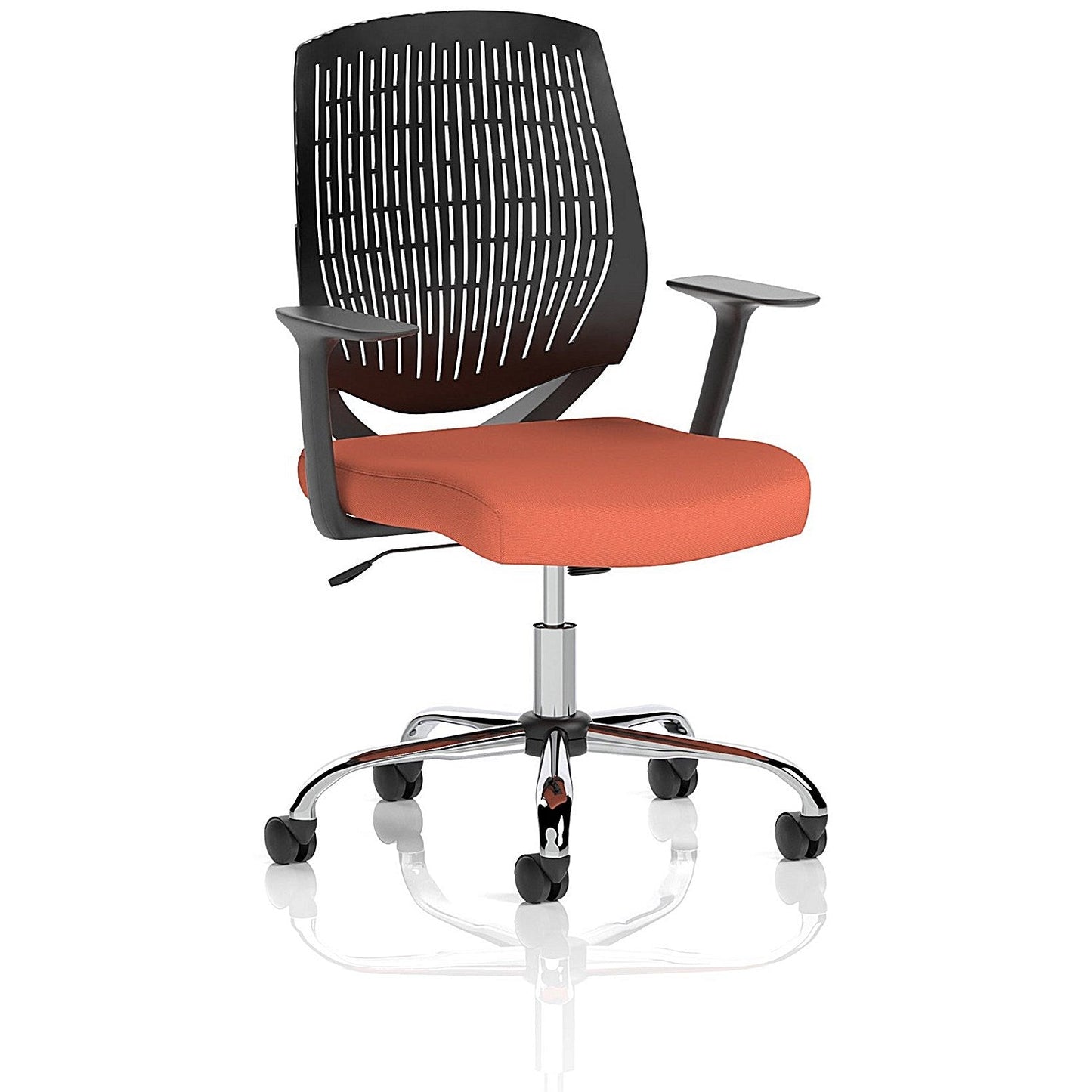 Dura Black Back Operator Chair, Fixed Height Arms, Quest Crab Easy2Order : KCUP2829