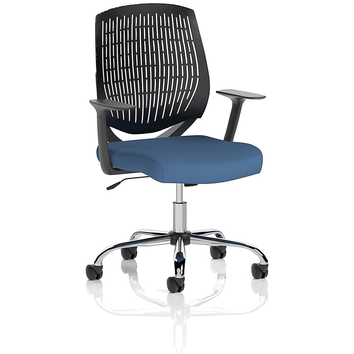 Dura Black Back Operator Chair, Fixed Height Arms, Quest Limpet Easy2Order : KCUP2831