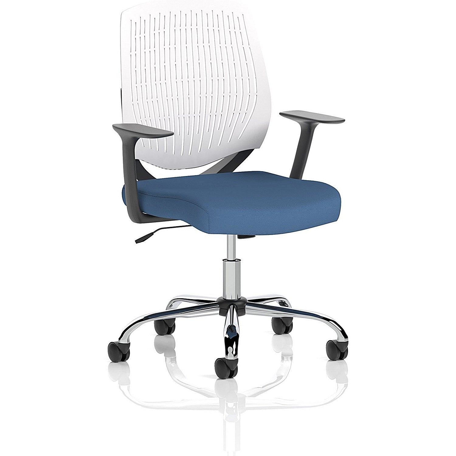 Dura White Back Operator Chair, Fixed Height Arms, Quest Limpet Easy2Order : KCUP2843