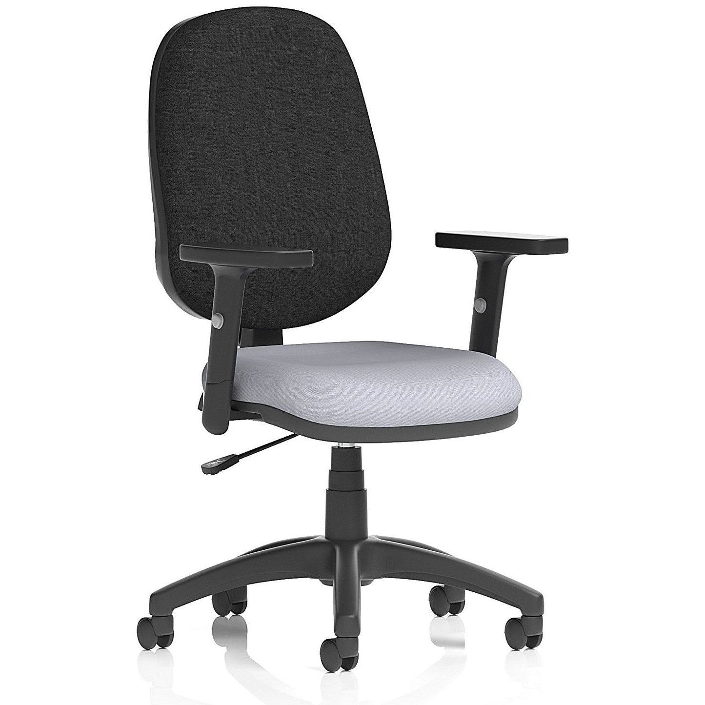Eclipse Plus I Black Back Lever Task Operator Chair, Height Adjustable Arms, Quest Shell Easy2Order : KCUP2918