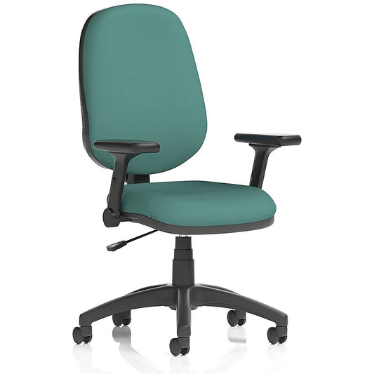 Eclipse Plus I Lever Task Operator Chair, Folding Arms, Quest Kelp Easy2Order : KCUP2926