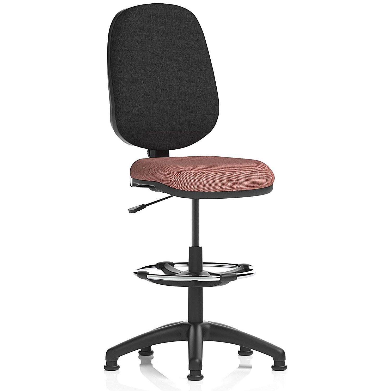 Eclipse Plus I Black Back High Rise Operator Chair, Rivet Forge Easy2Order : KCUP2957