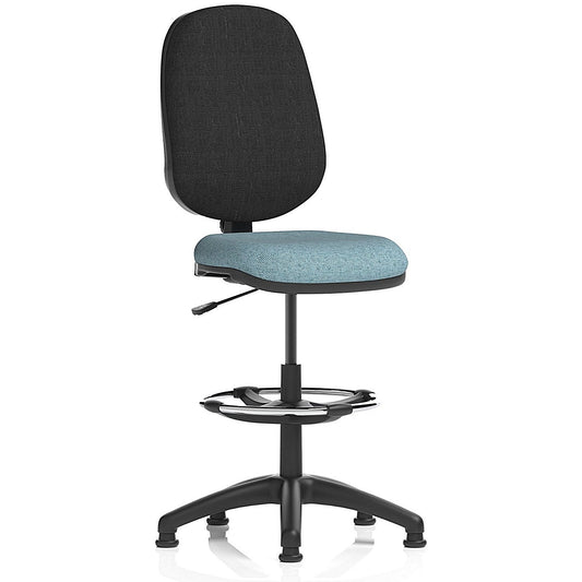 Eclipse Plus I Black Back High Rise Operator Chair, Rivet Quench Easy2Order : KCUP2959