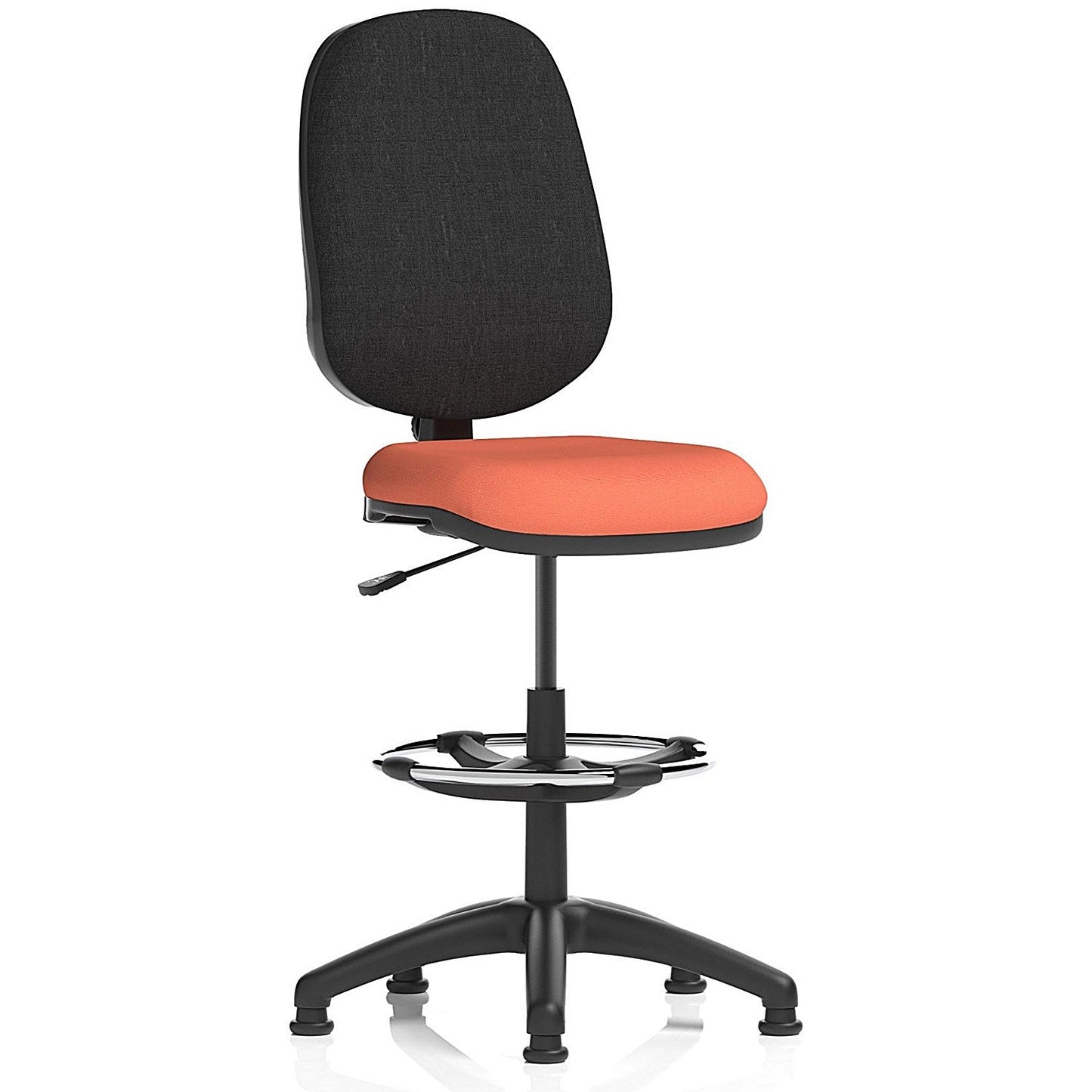 Eclipse Plus I Black Back High Rise Operator Chair, Quest Crab Easy2Order : KCUP2961