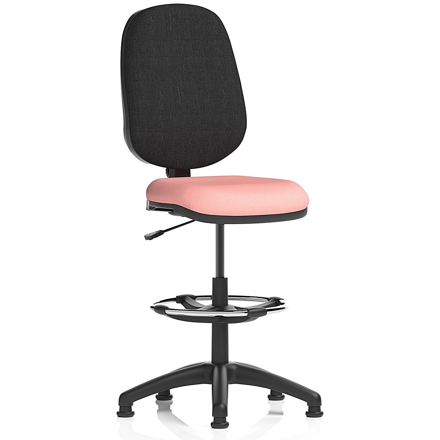 Eclipse Plus I Black Back High Rise Operator Chair, Quest Shrimp Easy2Order : KCUP2967