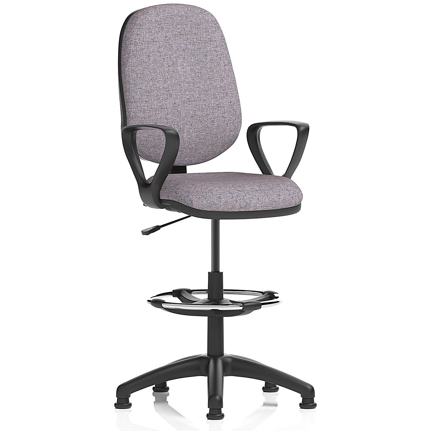 Eclipse Plus I High Rise Operator Chair, Fixed Height Arms, Rivet Fuse Easy2Order : KCUP2970