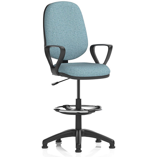 Eclipse Plus I High Rise Operator Chair, Fixed Height Arms, Rivet Quench Easy2Order : KCUP2971