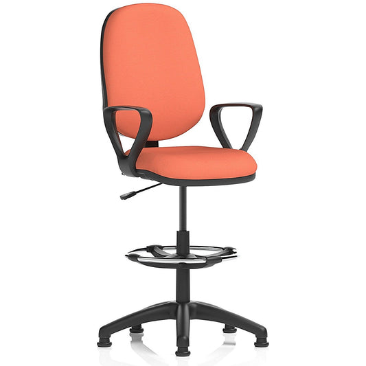 Eclipse Plus I High Rise Operator Chair, Fixed Height Arms, Quest Crab Easy2Order : KCUP2973