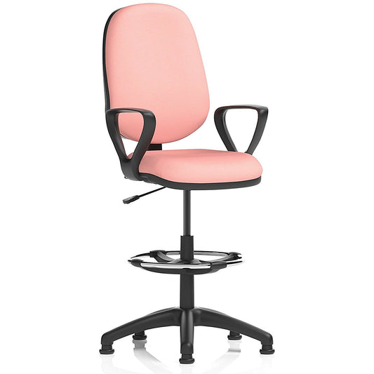 Eclipse Plus I High Rise Operator Chair, Fixed Height Arms, Quest Shrimp Easy2Order : KCUP2979