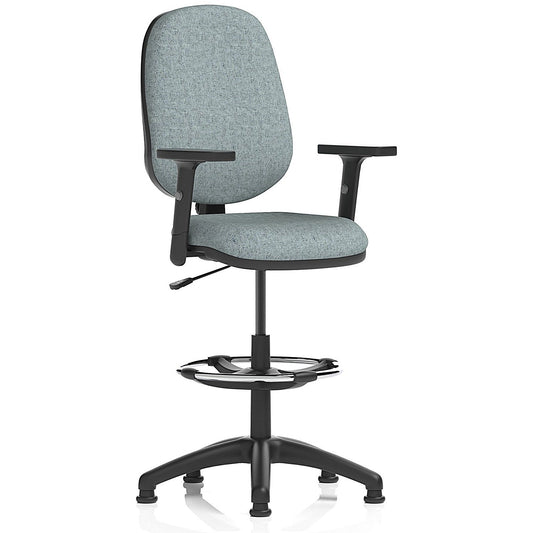 Eclipse Plus I High Rise Operator Chair, Height Adjustable Arms, Rivet Tensile Easy2Order : KCUP2996