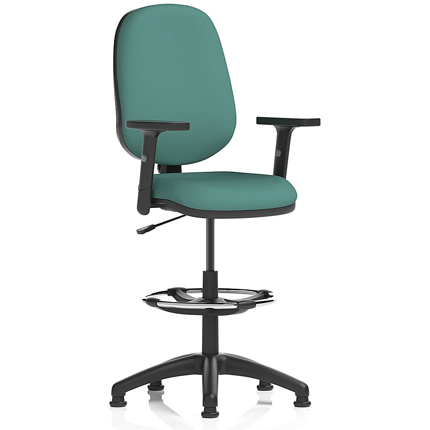 Eclipse Plus I High Rise Operator Chair, Height Adjustable Arms, Quest Kelp Easy2Order : KCUP2998