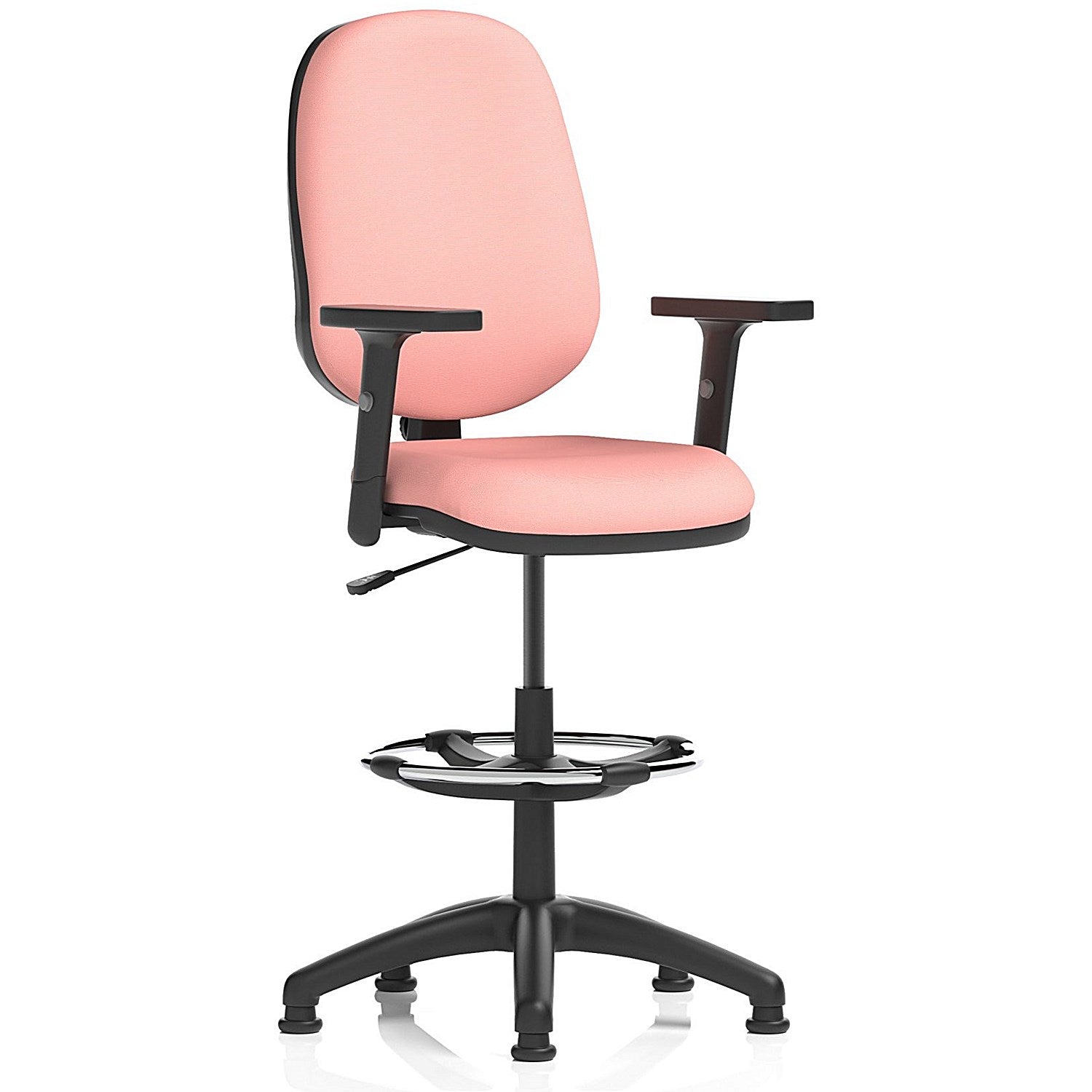 Eclipse Plus I High Rise Operator Chair, Height Adjustable Arms, Quest Shrimp Easy2Order : KCUP3003