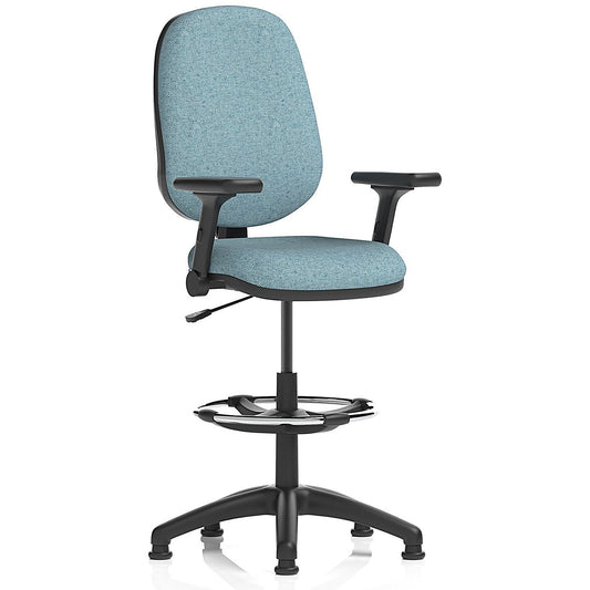 Eclipse Plus I High Rise Operator Chair, Folding Arms, Rivet Quench Easy2Order : KCUP3019