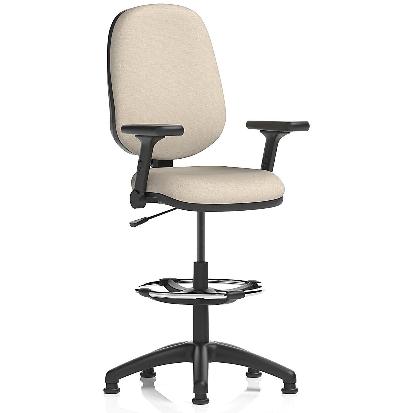 Eclipse Plus I High Rise Operator Chair, Folding Arms, Quest Salt Easy2Order : KCUP3025