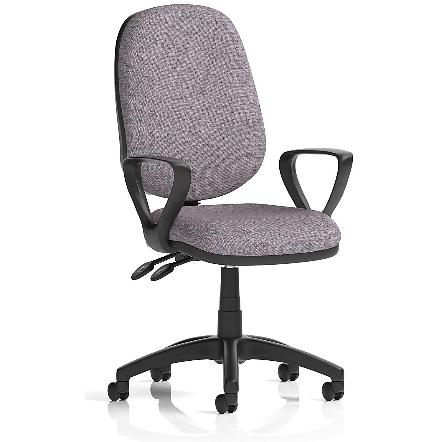 Eclipse Plus II Lever Task Operator Chair, Fixed Height Arms, Rivet Fuse Easy2Order : KCUP3066