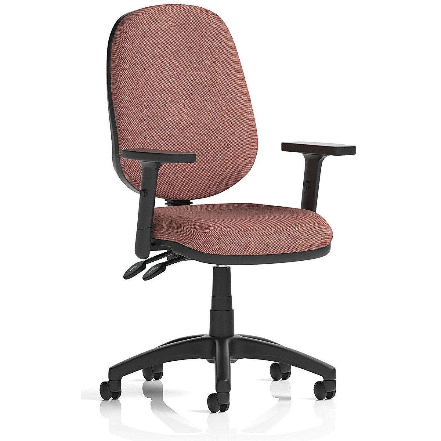 Eclipse Plus II Lever Task Operator Chair, Height Adjustable Arms, Rivet Forge Easy2Order : KCUP3089