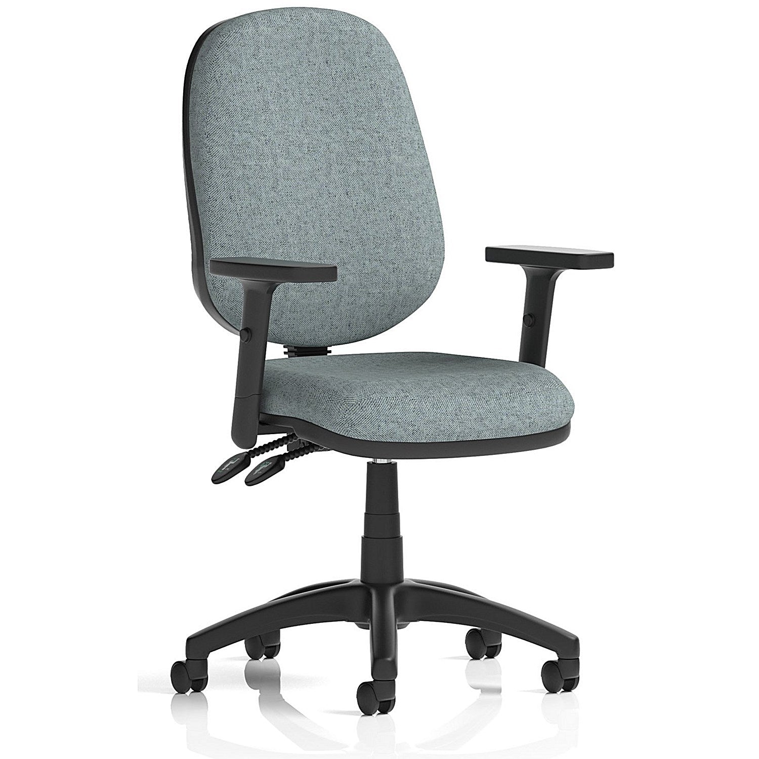 Eclipse Plus II Lever Task Operator Chair, Height Adjustable Arms, Rivet Tensile Easy2Order : KCUP3092