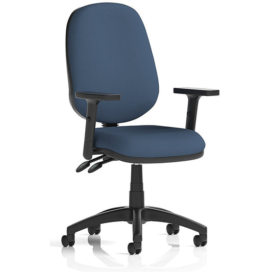 Eclipse Plus II Lever Task Operator Chair, Height Adjustable Arms, Quest Whelk Easy2Order : KCUP3100