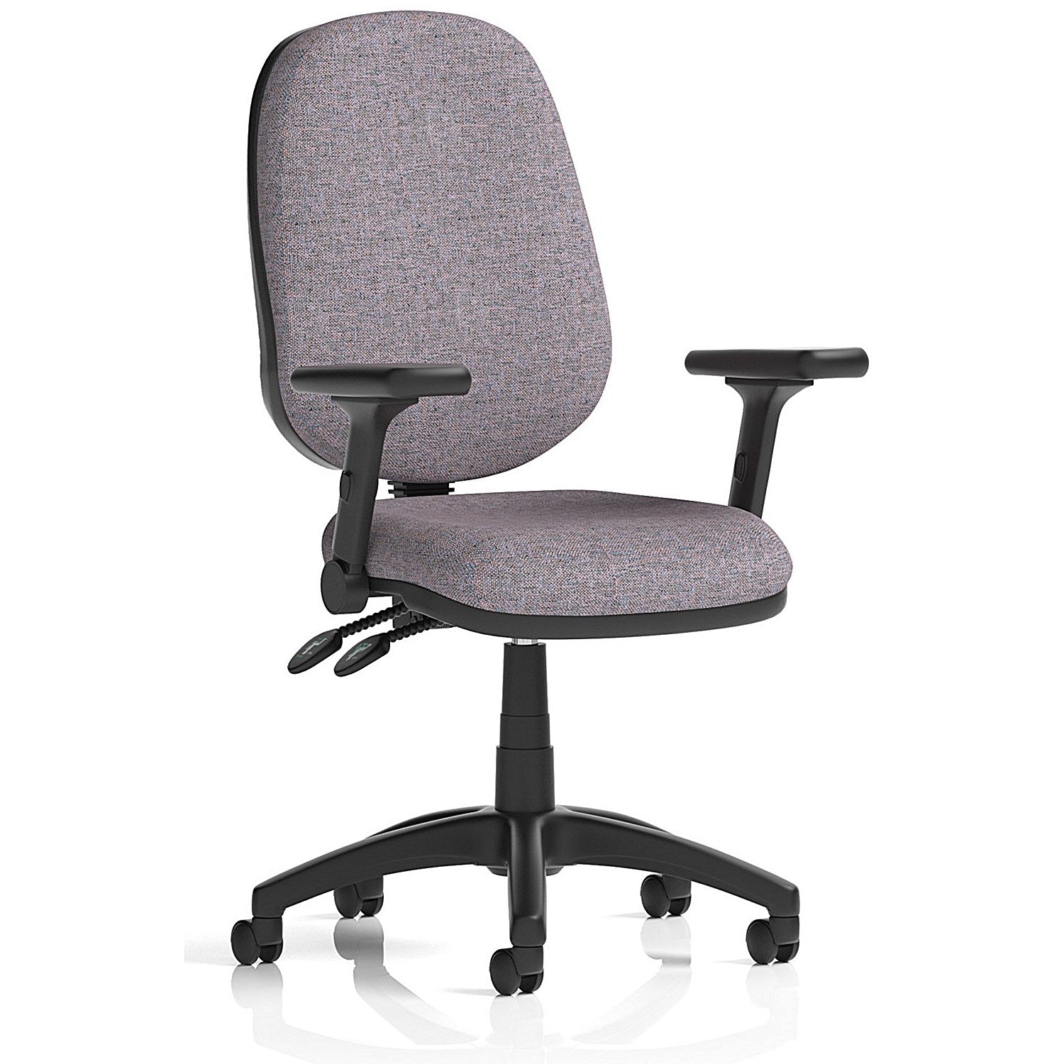 Eclipse Plus II Lever Task Operator Chair, Folding Arms, Rivet Fuse Easy2Order : KCUP3114