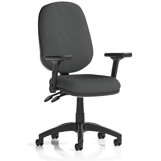 Eclipse Plus II Lever Task Operator Chair, Folding Arms, Quest Mussel Easy2Order : KCUP3120