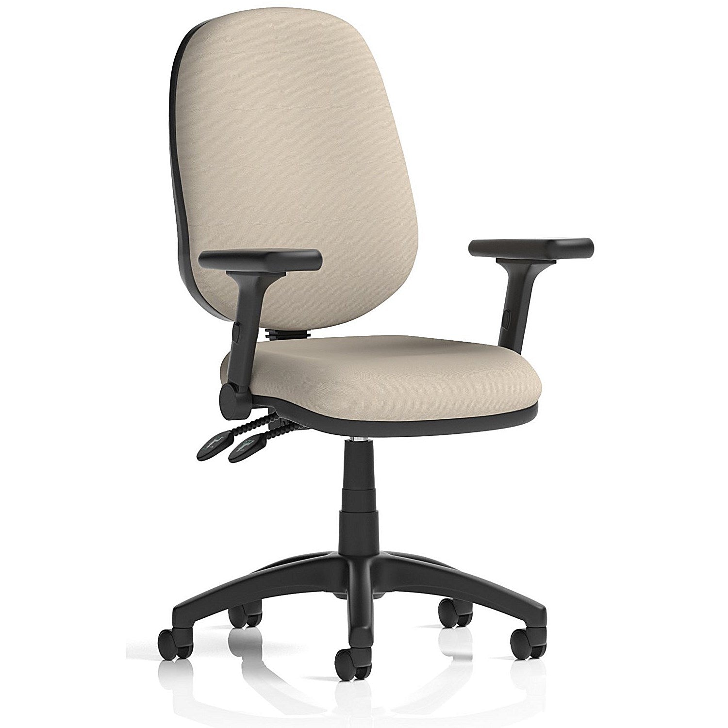Eclipse Plus II Lever Task Operator Chair, Folding Arms, Quest Salt Easy2Order : KCUP3121
