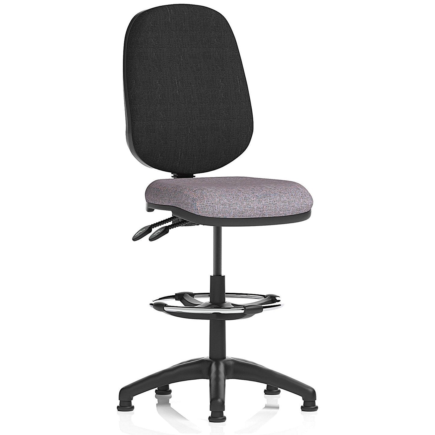 Eclipse Plus II High Rise Black Back Operator Chair, Rivet Fuse Easy2Order : KCUP3150