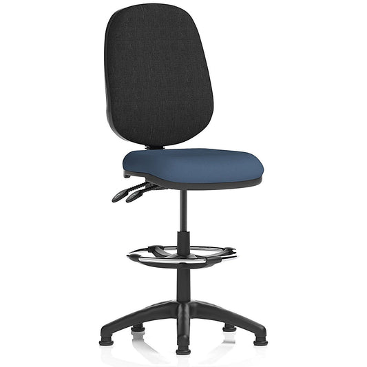 Eclipse Plus II High Rise Black Back Operator Chair, Quest Whelk Easy2Order : KCUP3160