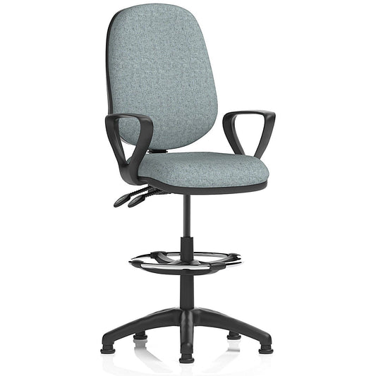 Eclipse Plus II High Rise Operator Chair, Fixed Arms, Rivet Tensile Easy2Order : KCUP3164