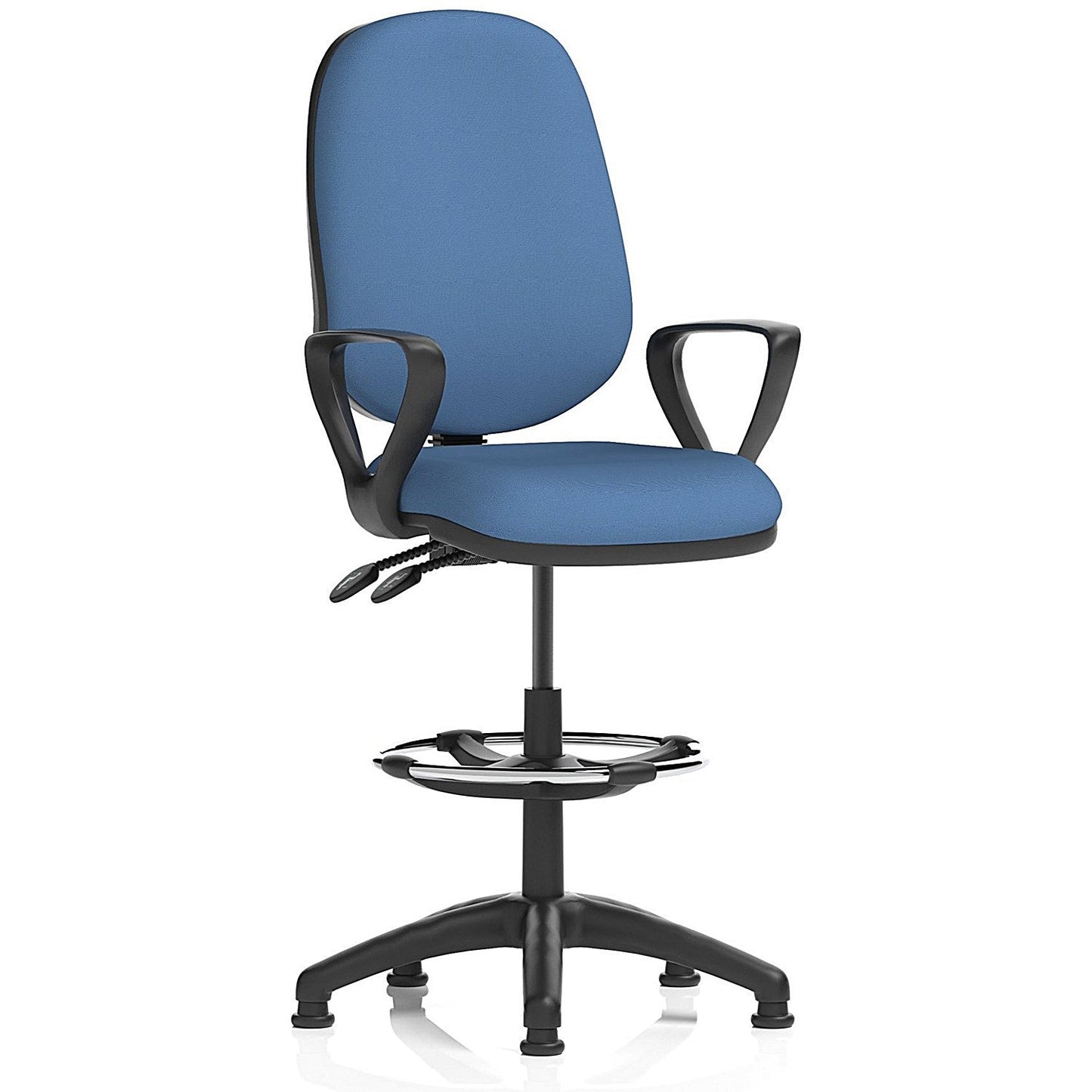 Eclipse Plus II High Rise Operator Chair, Fixed Arms, Quest Limpet Easy2Order : KCUP3167