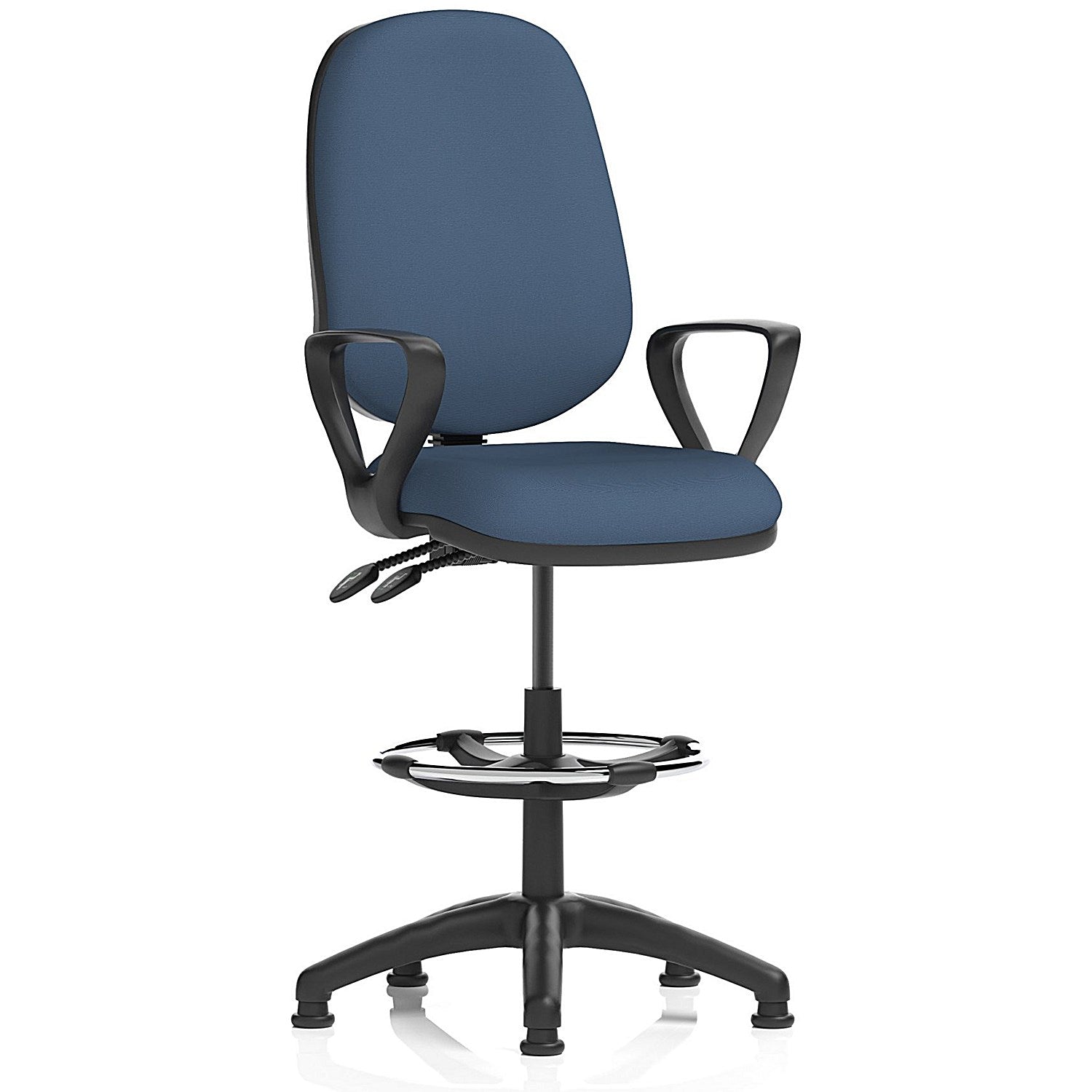 Eclipse Plus II High Rise Operator Chair, Fixed Arms, Quest Whelk Easy2Order : KCUP3172