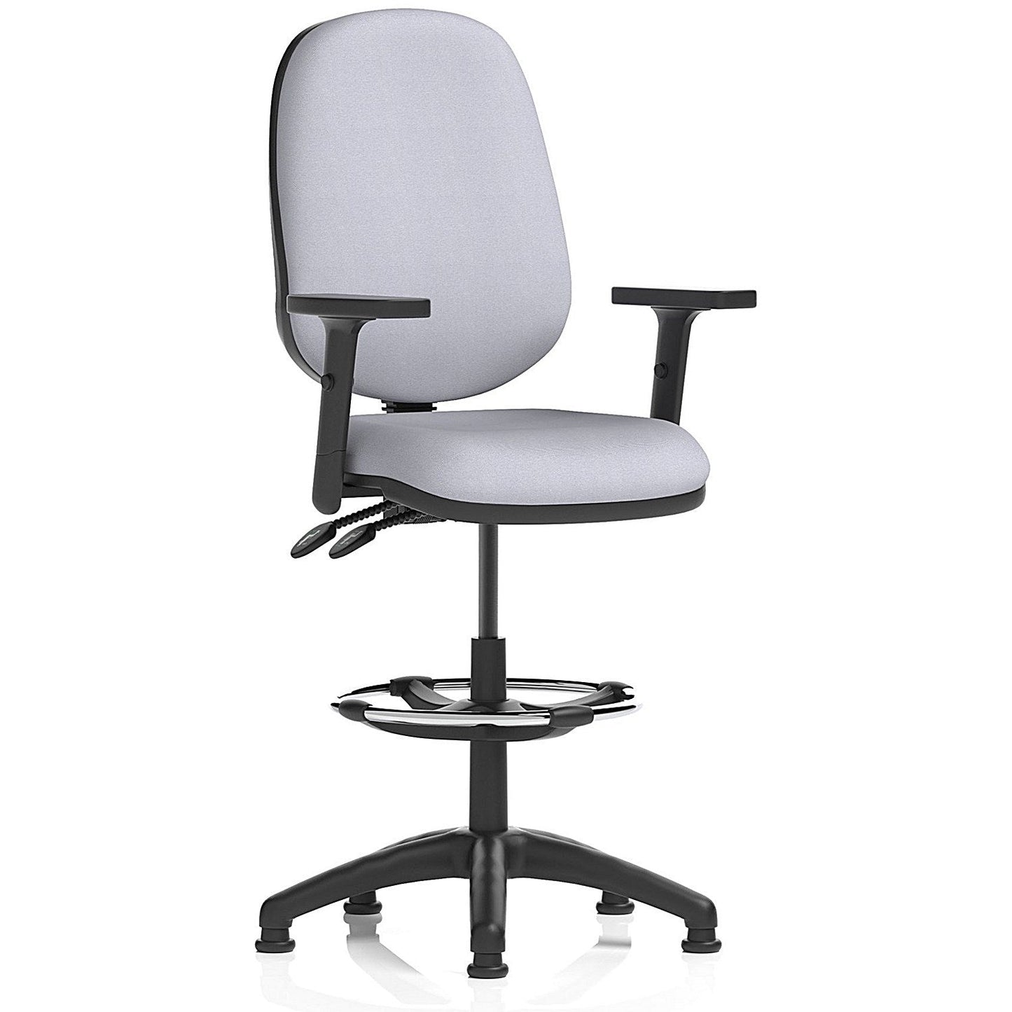Eclipse Plus II High Rise Operator Chair, Height Adjustable Arms, Quest Shell Easy2Order : KCUP3194