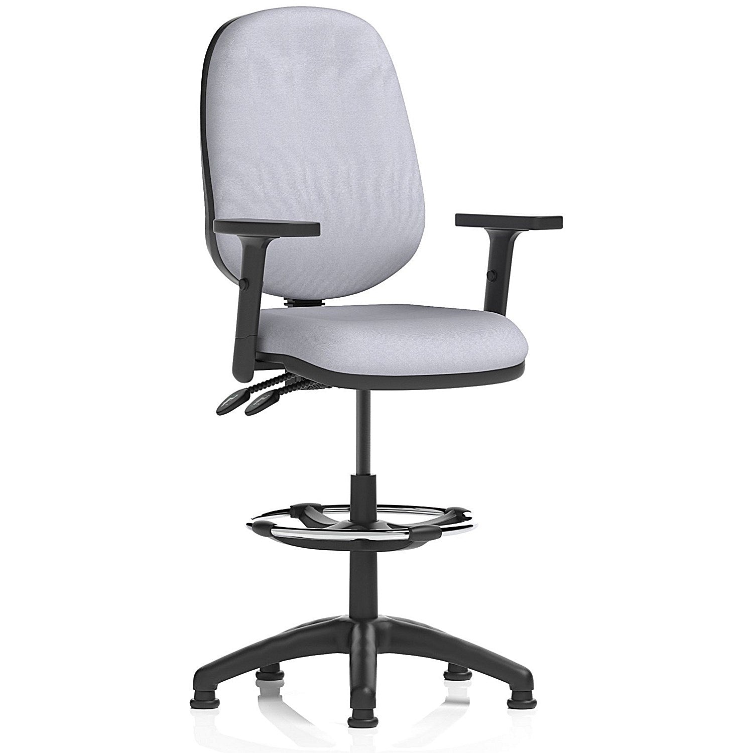 Eclipse Plus II High Rise Operator Chair, Height Adjustable Arms, Quest Shell Easy2Order : KCUP3194