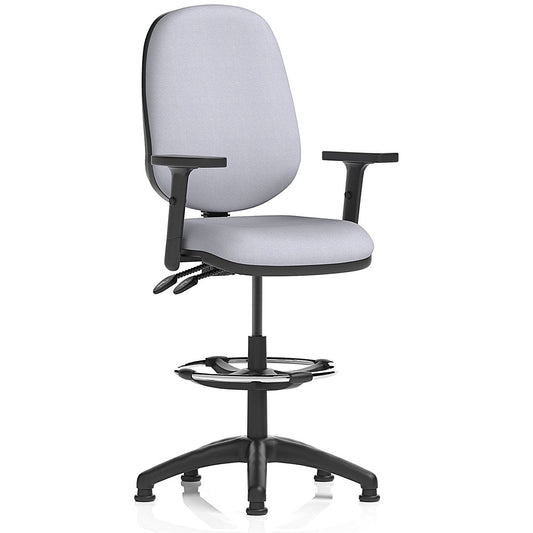 Eclipse Plus II High Rise Operator Chair, Height Adjustable Arms, Quest Shell Easy2Order : KCUP3194