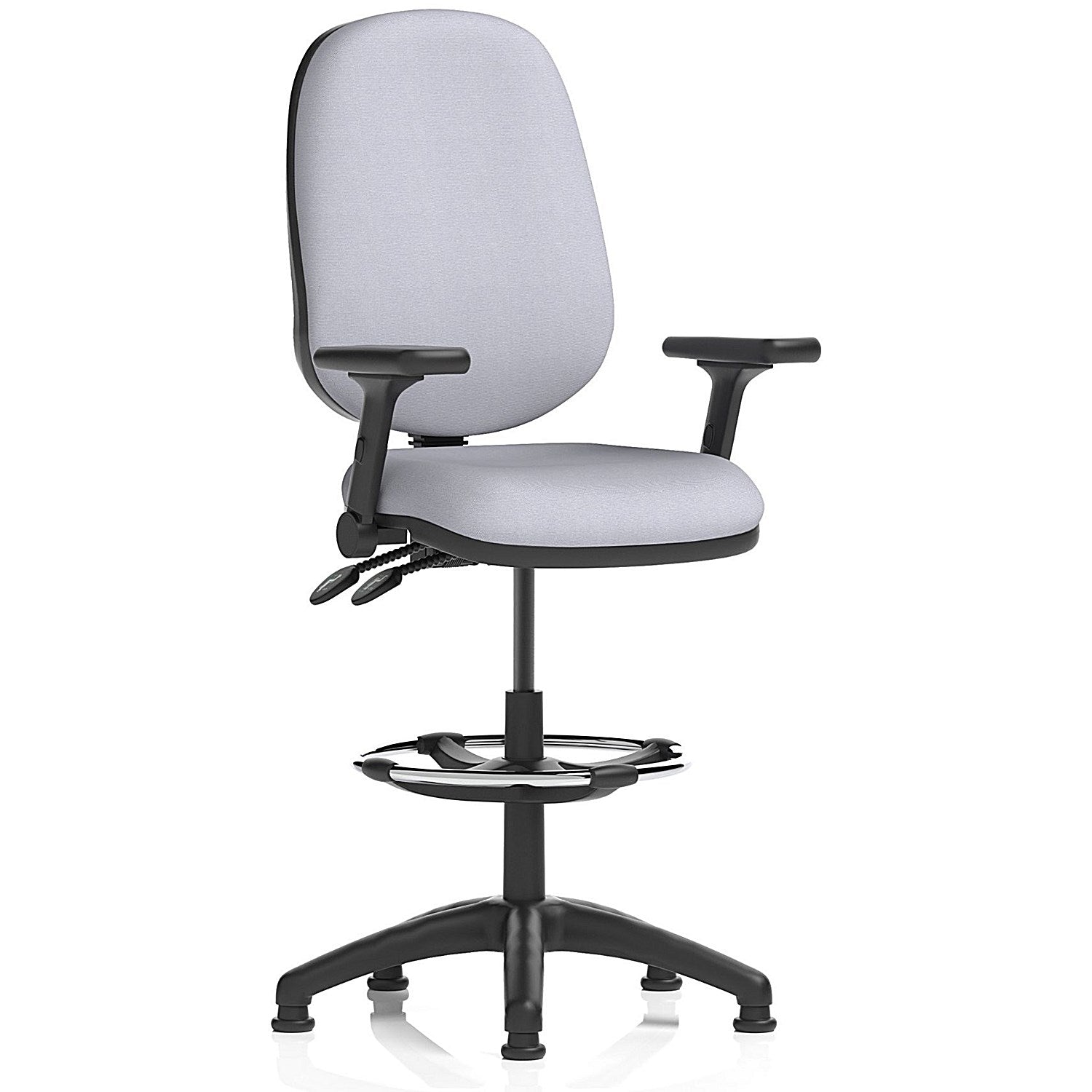 Eclipse Plus II High Rise Operator Chair, Folding Arms, Quest Shell Easy2Order : KCUP3218