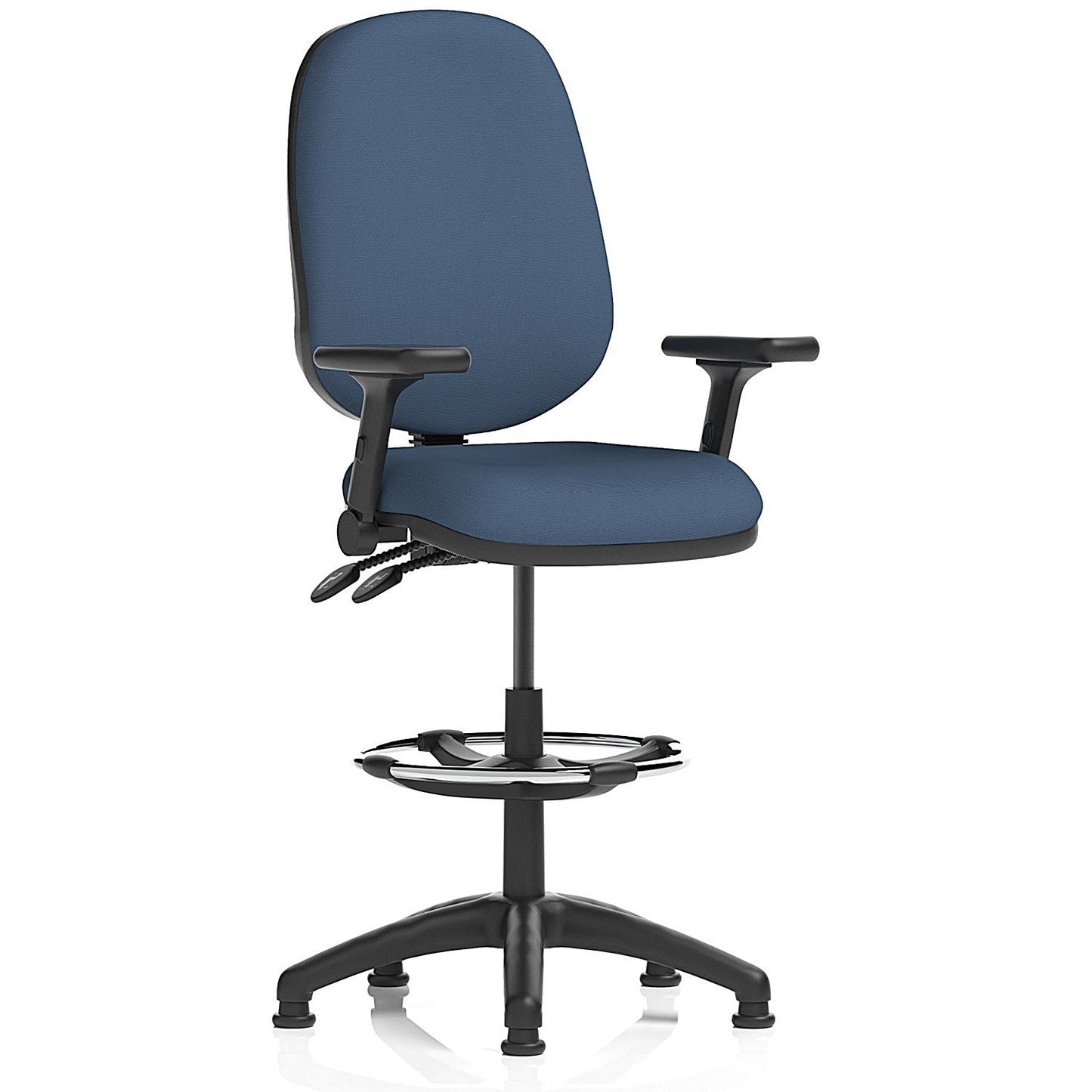 Eclipse Plus II High Rise Operator Chair, Folding Arms, Quest Whelk Easy2Order : KCUP3220