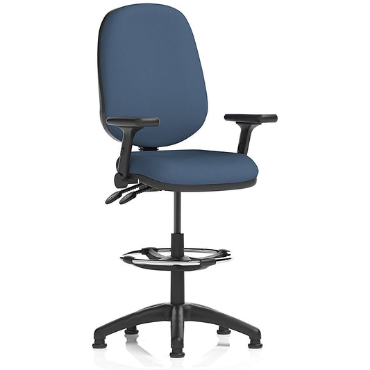 Eclipse Plus II High Rise Operator Chair, Folding Arms, Quest Whelk Easy2Order : KCUP3220