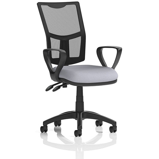 Eclipse Plus II Mesh Back Lever Task Operator Chair, Fixed Height Arms, Quest Shell Easy2Order : KCUP3254