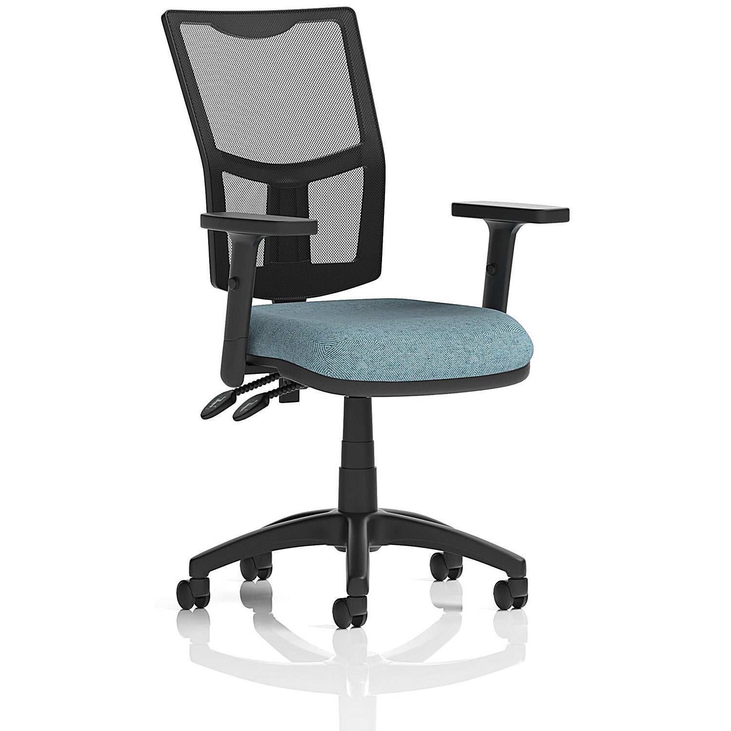 Eclipse Plus II Mesh Back Lever Task Operator Chair, Height Adjustable Arms, Rivet Quench Easy2Order : KCUP3259