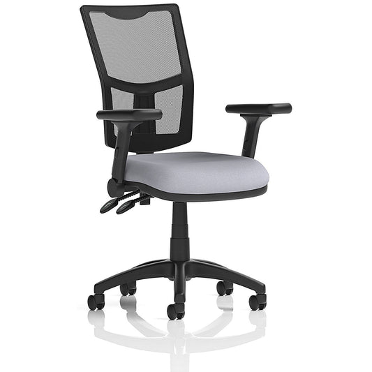 Eclipse Plus II Mesh Back Lever Task Operator Chair, Folding Arms, Quest Shell Easy2Order : KCUP3278
