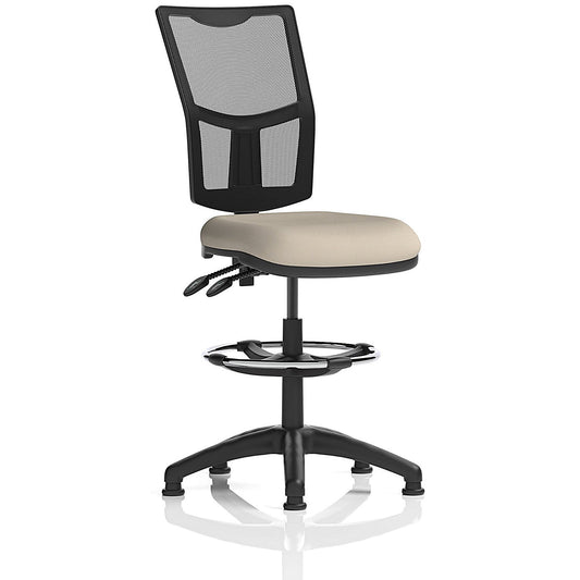 Eclipse Plus II High Rise Mesh Back Operator Chair, Seat Quest Salt Easy2Order : KCUP3289