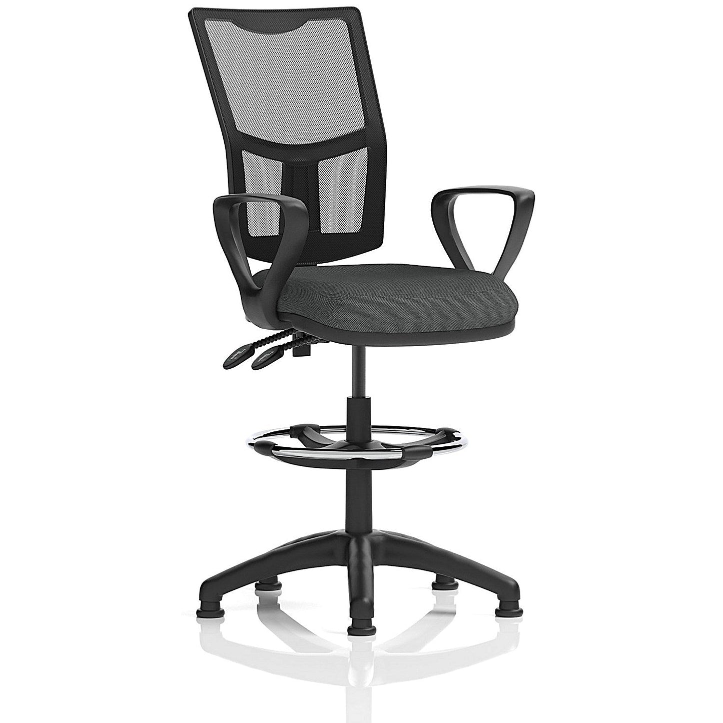 Eclipse Plus II Mesh Back High Rise Operator Chair, Fixed Arms, Quest Mussel Easy2Order : KCUP3300