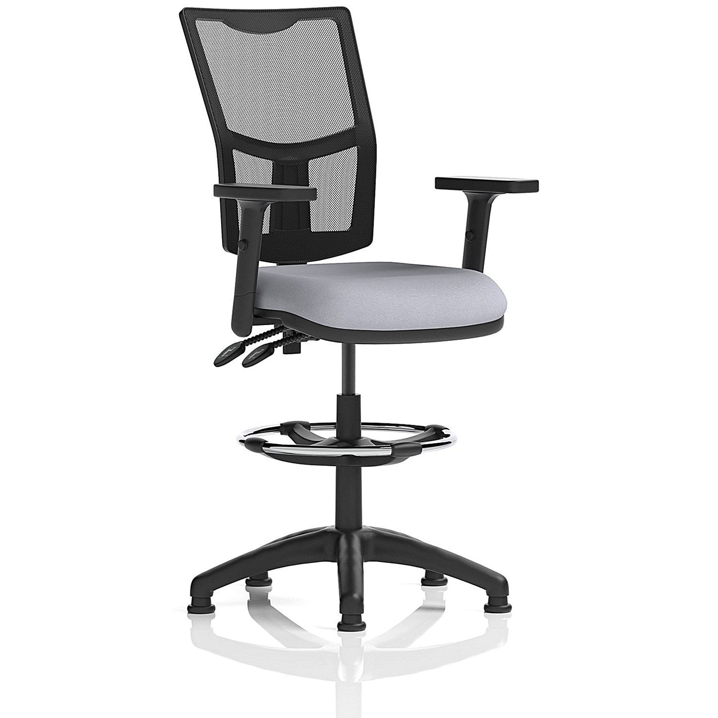 Eclipse Plus II Mesh Back High Rise Operator Chair, Height Adjustable Arms, Quest Shell Easy2Order : KCUP3314