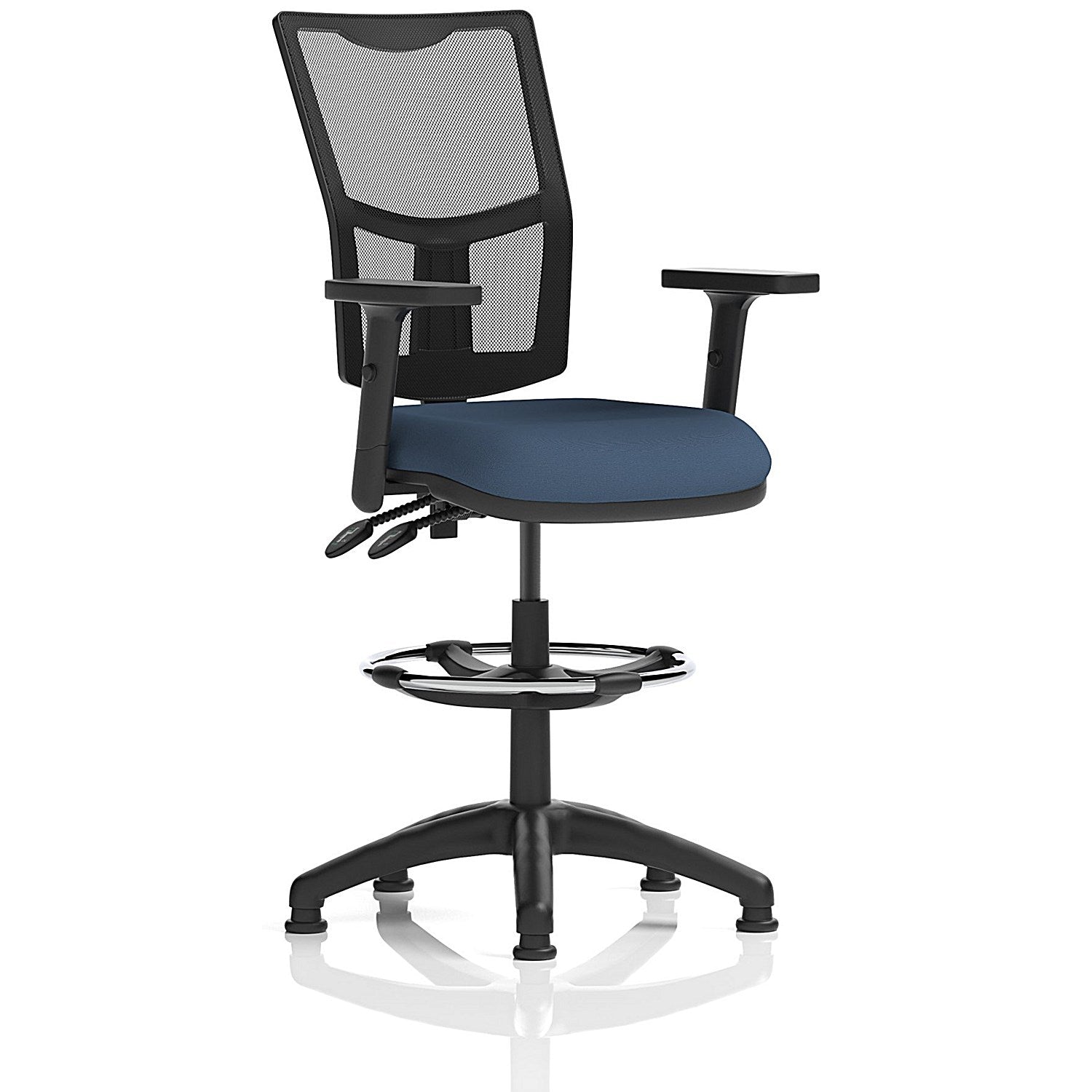 Eclipse Plus II Mesh Back High Rise Operator Chair, Height Adjustable Arms, Quest Whelk Easy2Order : KCUP3316